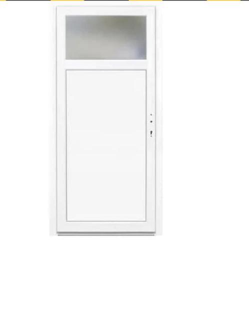 uit faillissement buitendeur kunsstof 1/4 glas, Doe-het-zelf en Bouw, Deuren en Vliegenramen, Gebruikt, Buitendeur, Glas, Ophalen