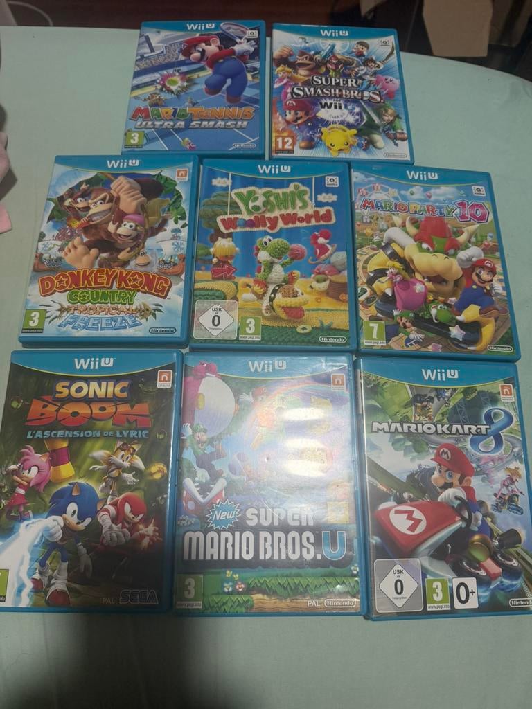 Lot 8 jeux Nintendo wii u, Consoles de jeu & Jeux vidéo, Jeux | Nintendo Wii U, Enlèvement ou Envoi, Utilisé, Autres genres