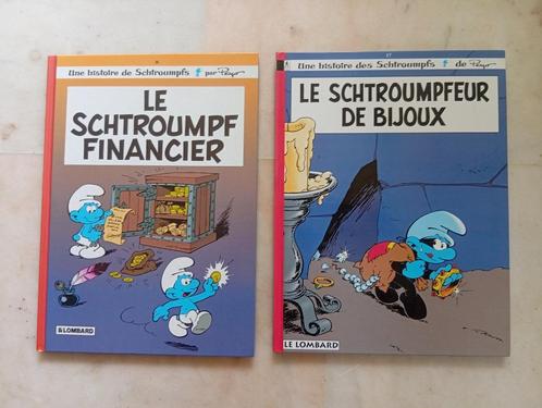 2 albums des Schtroumpfs (e.o), Boeken, Stripverhalen, Zo goed als nieuw, Meerdere stripboeken, Ophalen of Verzenden