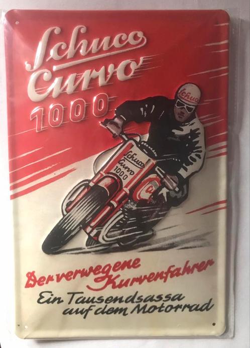 Schuco Curvo 1000 panneau publicitaire moto métal, Collections, Jouets, Enlèvement ou Envoi