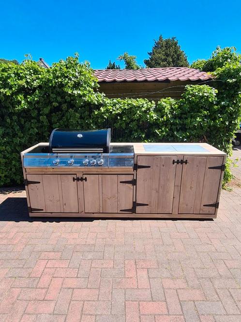 Buitenkeuken Nieuw uit echt steigerhout, Tuin en Terras, Buitenkeukens, Nieuw, Ophalen of Verzenden