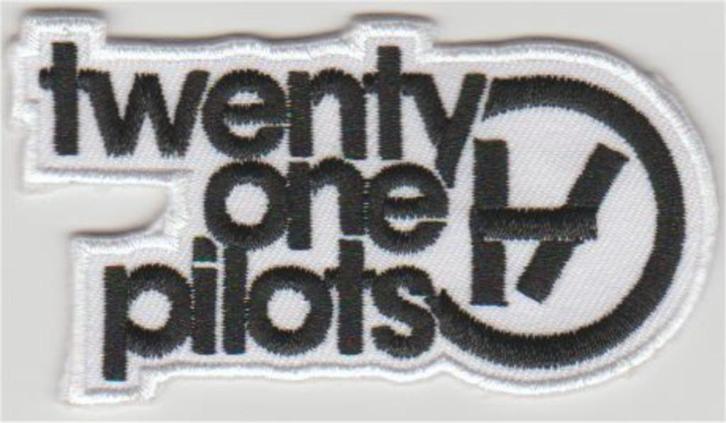 Twenty One Pilots stoffen opstrijk patch embleem, Verzamelen, Muziek, Artiesten en Beroemdheden, Nieuw, Kleding, Verzenden