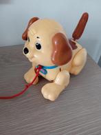 retro fisher price trekhond, Ophalen of Verzenden, Zo goed als nieuw, Duw- of Trekspeelgoed