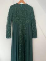 Groene feestjurk/ yesil abiye, Kleding | Dames, Gelegenheidskleding, Ophalen of Verzenden, Zo goed als nieuw, Maat 38/40 (M)