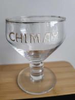 Trappist Chimay emaille bierglas (D), Verzamelen, Biermerken, Glas of Glazen, Gebruikt, Ophalen