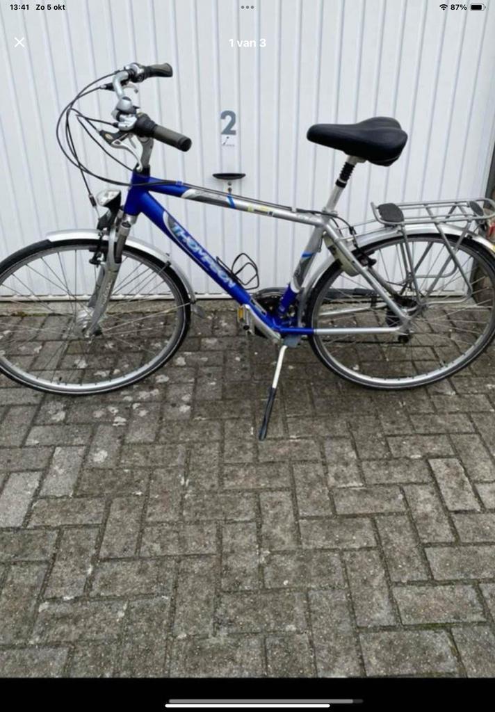 Herenfiets Thompson, Fietsen en Brommers, Fietsen | Heren | Sportfietsen en Toerfietsen, Zo goed als nieuw, Ophalen