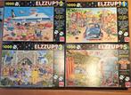 4 Puzzels 1000 stukjes  - ELZZUP? n 1,2,3,5  ( Wasgij? ), Hobby en Vrije tijd, Ophalen of Verzenden, 500 t/m 1500 stukjes, Gebruikt