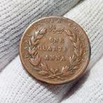 Munt / India / One quarter Anna / 1835, Postzegels en Munten, Ophalen of Verzenden