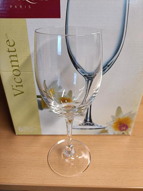 Luxe kristal wijn glazen 6 stuks, Verzamelen, Glas en Drinkglazen, Ophalen of Verzenden