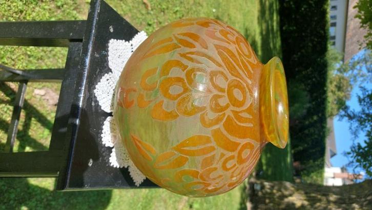 Zeer imposante originele en zeer decoratieve Art Deco vaas, Antiek en Kunst, Antiek | Vazen, Ophalen of Verzenden