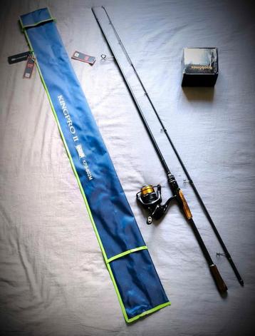 Kingpro II 240cm - set van 7/28gr + haspel van 2000 + nylon  beschikbaar voor biedingen