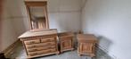 Meuble de chambre  en chêne  clair, Maison & Meubles, Enlèvement, Comme neuf, Deux personnes