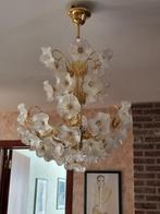 Lustre chandelier en fleurs Murano vintage, Antiek en Kunst, Ophalen