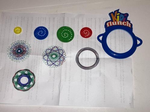 Spirograph reclamegeschenk Kidi Flunch Auchan vintage, Verzamelen, Poppetjes en Figuurtjes, Gebruikt, Ophalen of Verzenden