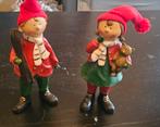 2 kerstbeeldjes uit plastic, Ophalen, Zo goed als nieuw