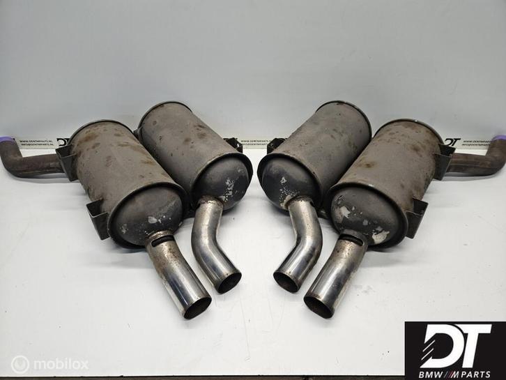 Uitlaat einddempers L+R BMW E39 M5 S62 S62B50 18101406815, Auto-onderdelen, Uitlaatsystemen, BMW, Gebruikt, Ophalen of Verzenden