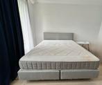 Kingsize bed 180x200cm, Gebruikt, Tweepersoons, Grijs