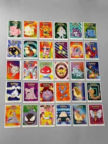 30 cartes autocollantes vintage Pokémon Dunkin-Boomer