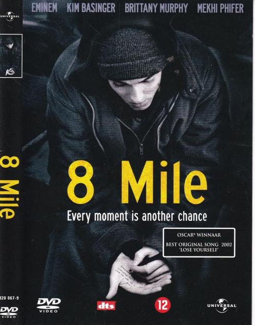 8 Mile (2002) Eminem - Brittany Murphy, CD & DVD, DVD | Drame, Utilisé, Drame, Tous les âges, Enlèvement ou Envoi