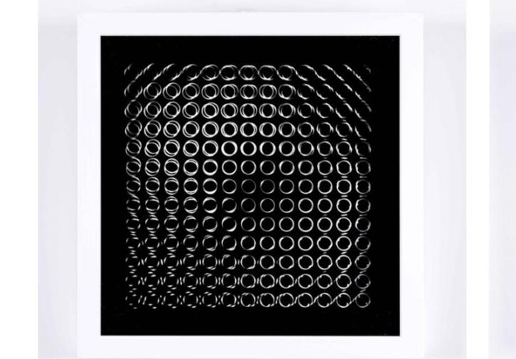 Victor Vasarely - oeuvres profondes cinetiques IV, Antiek en Kunst, Kunst | Litho's en Zeefdrukken, Ophalen