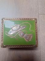 Boîte ancienne avec tampon, Enlèvement ou Envoi