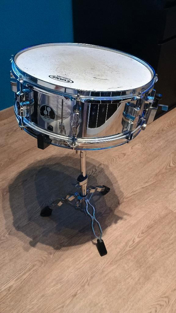 Drum: standards de cymbales, caisse claire, cymbales., Musique & Instruments, Batteries & Percussions, Utilisé, Enlèvement