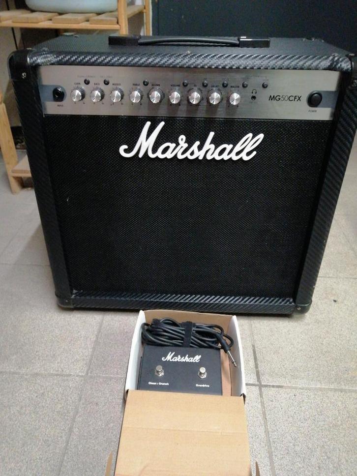 Marshall Mg50cfx, Novanex A30, Muziek en Instrumenten, Versterkers | Bas en Gitaar, Zo goed als nieuw, Ophalen