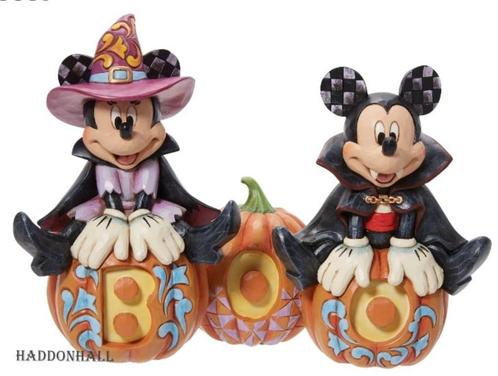 Disney Traditions Jim Shore Mickey et Minnie Boo, Collections, Disney, Neuf, Statue ou Figurine, Autres personnages, Enlèvement ou Envoi