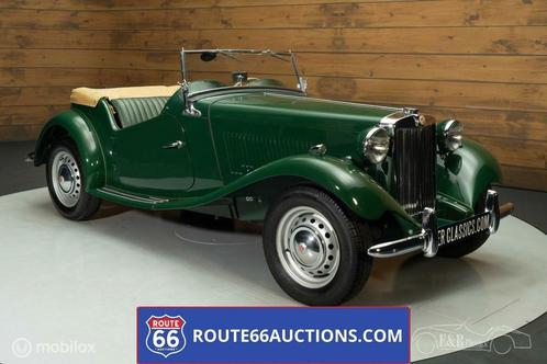 MG TD Cabriolet 1950 | Route 66 Auctions, Auto's, Oldtimers, Bedrijf, Te koop, Lederen bekleding, MG, Benzine, Overige carrosserie