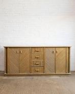 Large Pencil Reed Sideboard, Huis en Inrichting, Ophalen, Gebruikt, Met plank(en)