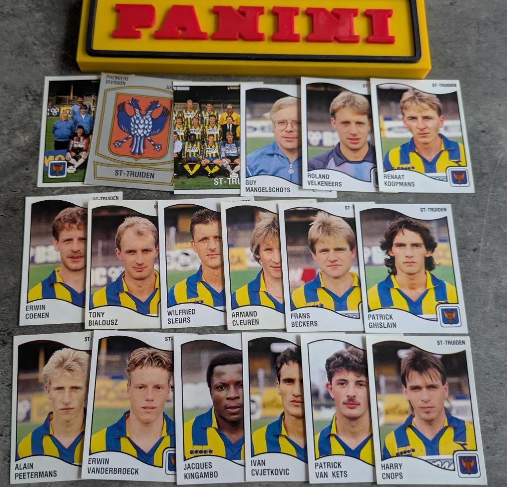 MAILLOTS PANINI FOOTBALL 90 ST TROND 18 AUTOCOLLANTS 1990, Envoi, Neuf