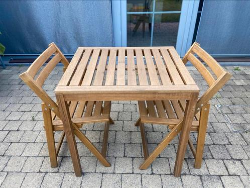 Tuinset met klapstoelen - uitstekende staat!, Tuin en Terras, Tuinsets en Loungesets, Zo goed als nieuw, Tuinset, Ophalen
