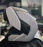 casque bmw evo system blanc carbone bmw, Motoren, Overige merken, Dames, XL, Ophalen of Verzenden