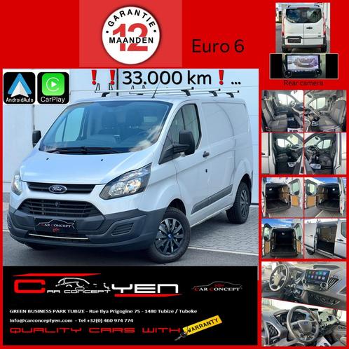 Ford Transit Custom 2.0d L1H1*CarPlay*33.000km!*11.777 €+Btw, Auto's, Ford, Bedrijf, Transit, ABS, Achteruitrijcamera, Airbags