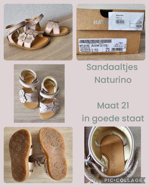 Sandalen Naturino Maat 21, Kinderen en Baby's, Kinderkleding | Schoenen en Sokken, Zo goed als nieuw, Schoenen, Meisje, Ophalen