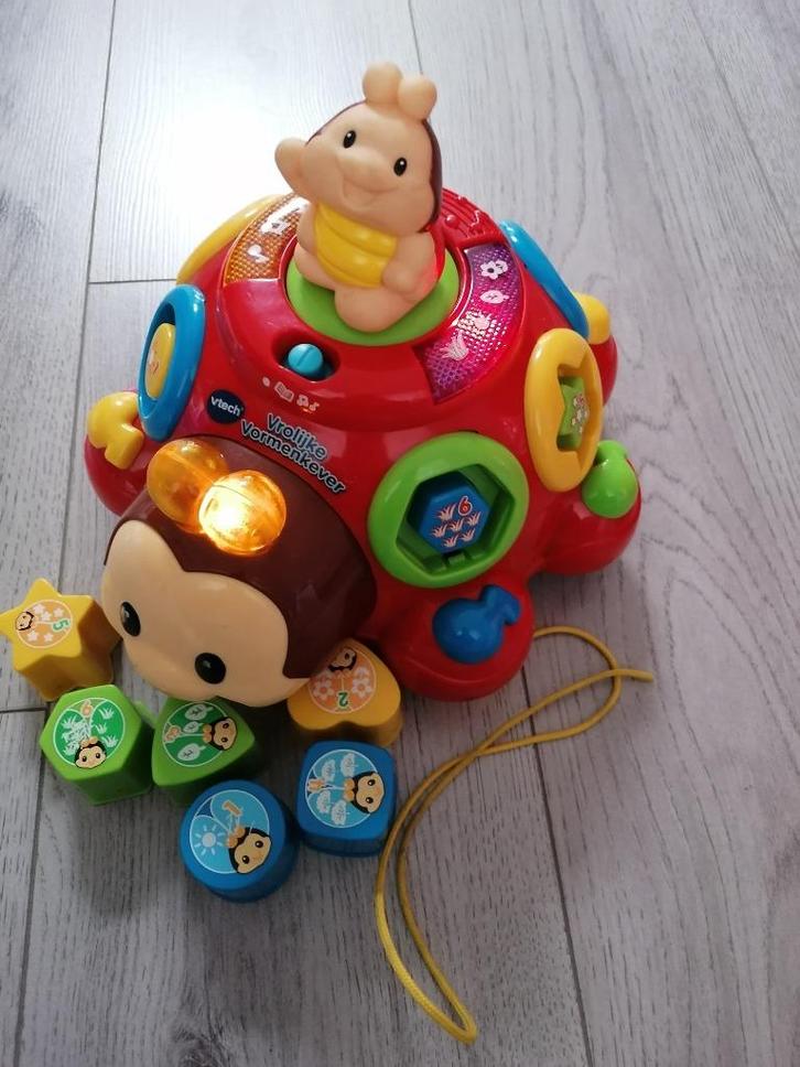 VTech Baby Vrolijke Vormenkever, Kinderen en Baby's, Speelgoed | Vtech, Zo goed als nieuw, 6 maanden tot 2 jaar, Ophalen