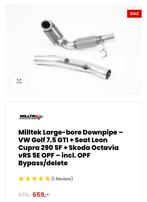Golf 7/7.5 GTI MILLTEK CATLESS DOWNPIPE, Enlèvement, Utilisé, Volkswagen