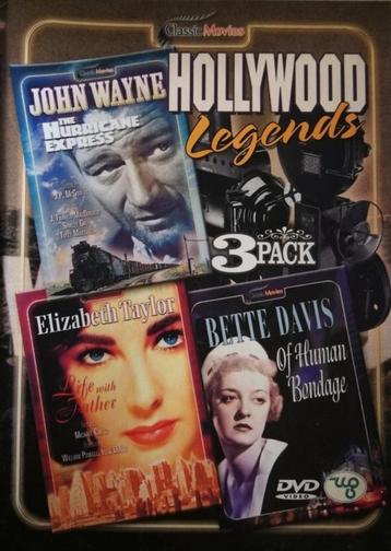 Hollywood legends, dvd met 3 films,  beschikbaar voor biedingen