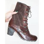 Mooie Bruin Leren Redrag Laarsjes -s10 (Maat 42) € 55,-, Kleding | Dames, Schoenen, Bruin, Verzenden, Zo goed als nieuw, Redrag