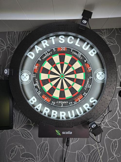 Scolia home + bull's termote, Sport en Fitness, Darts, Gebruikt, Ophalen