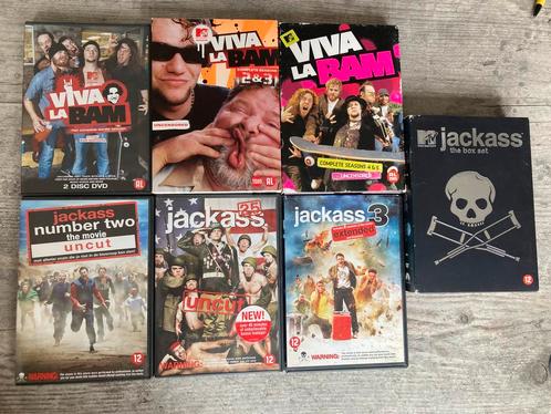 Zeldzame DVD Collectie Viva La Bam & Jackass, Cd's en Dvd's, Dvd's | Komedie, Zo goed als nieuw, Boxset, Verzenden