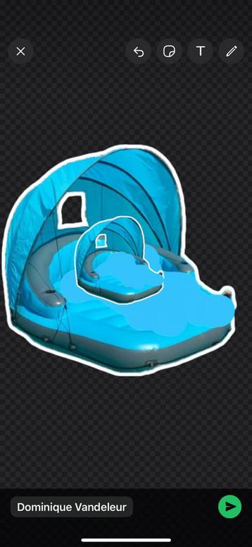 Matelas gonflable pour piscine ou lac, Enlèvement, Utilisé, Autres types