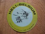 Autocollant Heli-Belgium 10,5 cm, Enlèvement ou Envoi, Neuf, Autres types