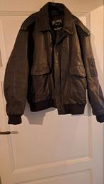 Véritable veste aviateur MGL world en cuir neuve, Vêtements | Hommes, Vestes | Hiver, Comme neuf, Enlèvement ou Envoi