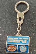 Vintage sleutelhanger automerk Audi Seat Volkswagen Malaga, Ophalen of Verzenden, Gebruikt, Merk