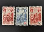 Réunion 1943 - Louis XIII en Kardinaal Richelieu, Postzegels en Munten, Ophalen of Verzenden, Overige landen