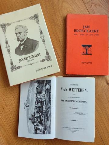 3 boeken Wetteren Jan Broeckaert geschiedschrijver  beschikbaar voor biedingen