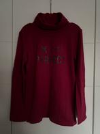 Wijnrood truitje Tape a l’oeil maat 140, Ophalen of Verzenden, Zo goed als nieuw
