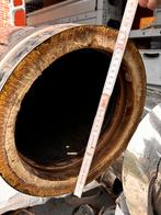 Dubbelwandig inox schouw, Doe-het-zelf en Bouw, Buizen en Afvoer, Ophalen, Inox, Gebruikt, 6 meter of meer