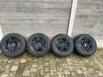 Zwarte 16 inch velgen steek 5 x 112, Auto-onderdelen, Ophalen, Velg(en), 16 inch, Zomerbanden